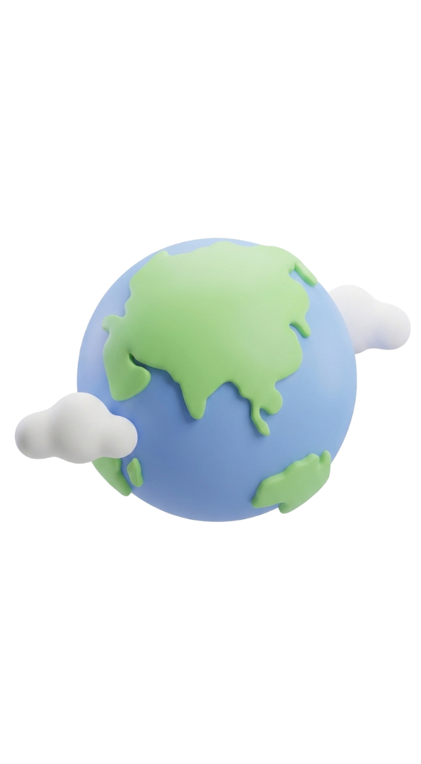 Multi-language AI Globe